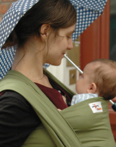 Porte-Bébé physiologique et coton biologique